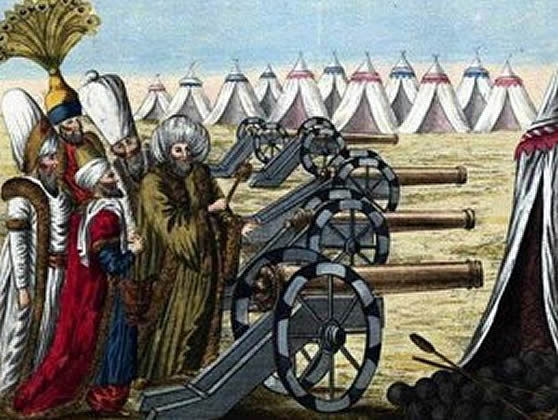 Découverte de canons datant du XVI e siècle